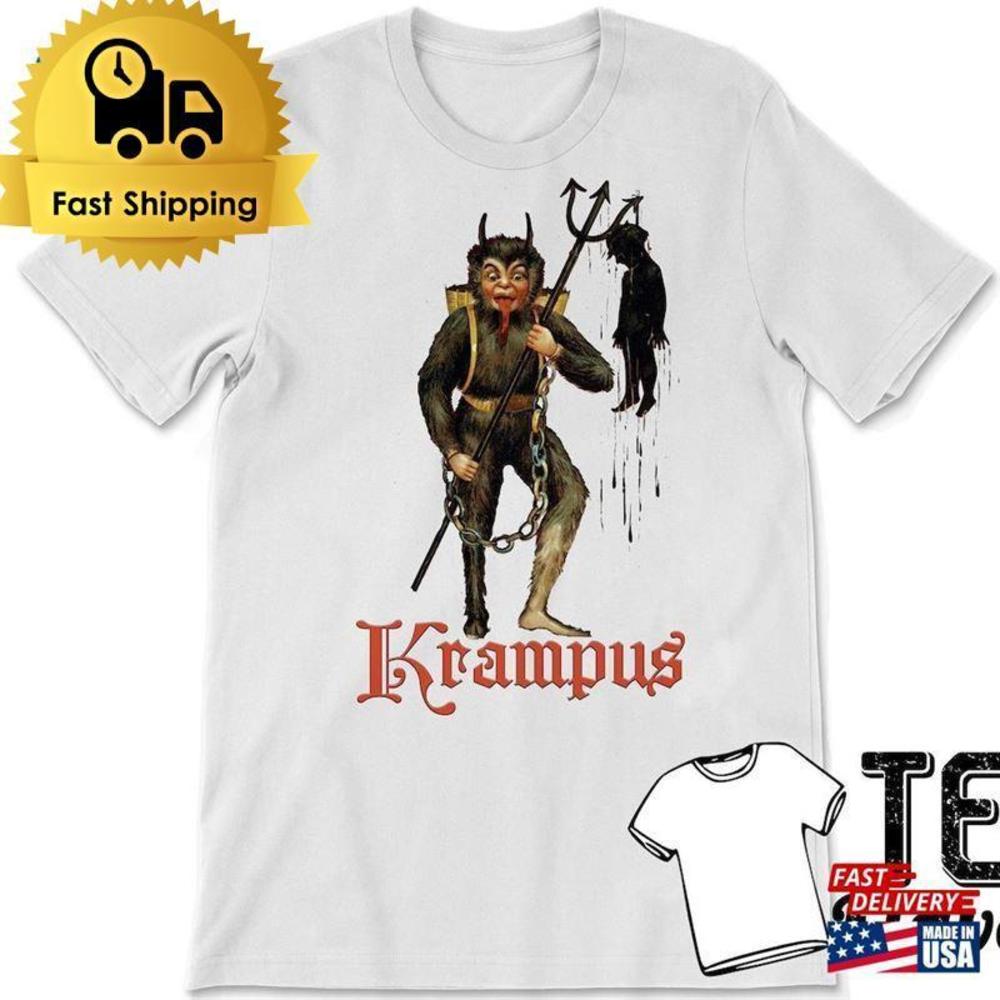 Krampus Horror Holiday Christmas Tee T-Shirt Classic